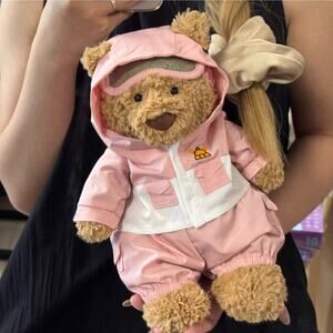 NEW* Bartholomew bear cute clothes outfits - snow suit(medium) - pink